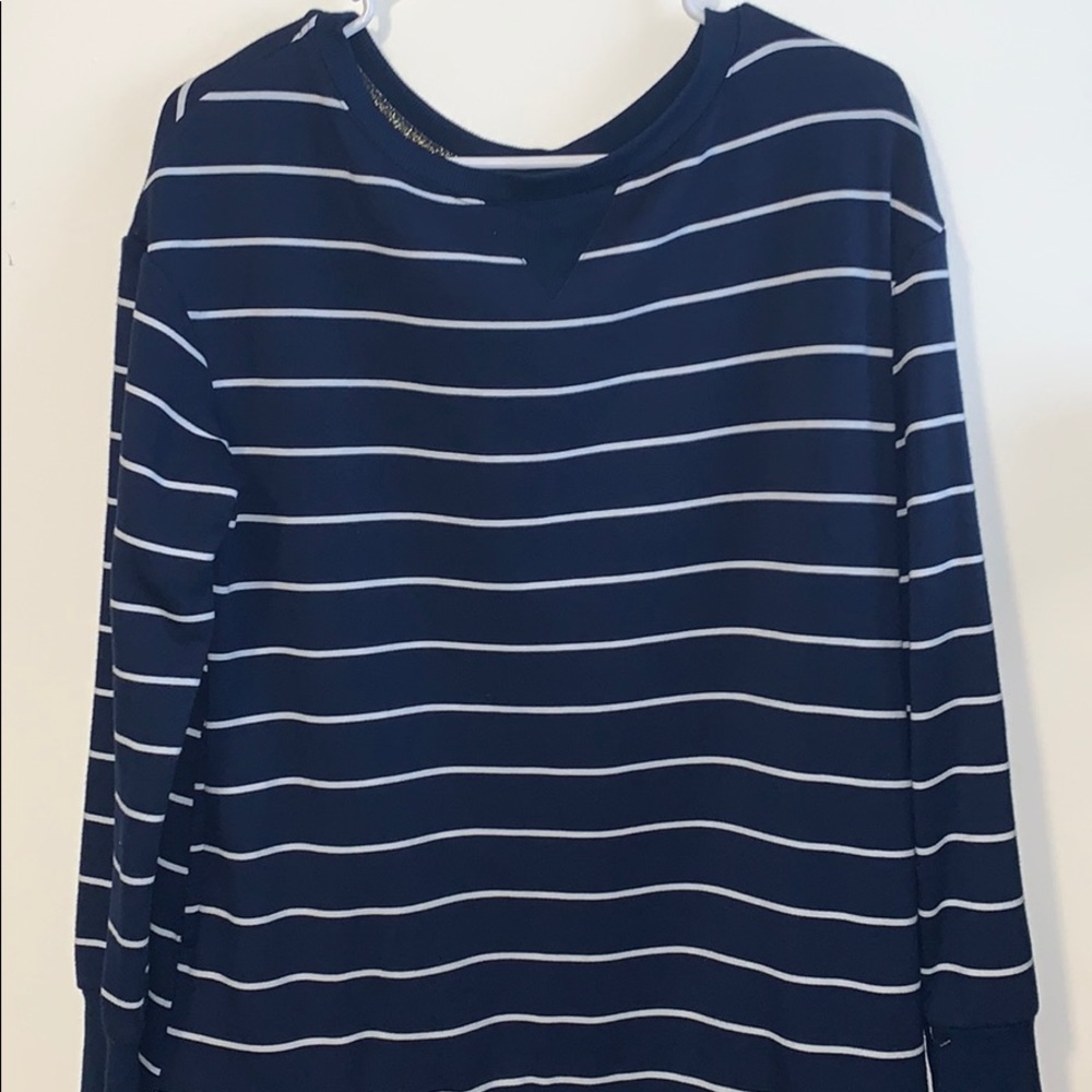 Striped Long-sleeve Fleece